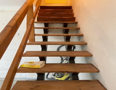 Escalier avant travaux